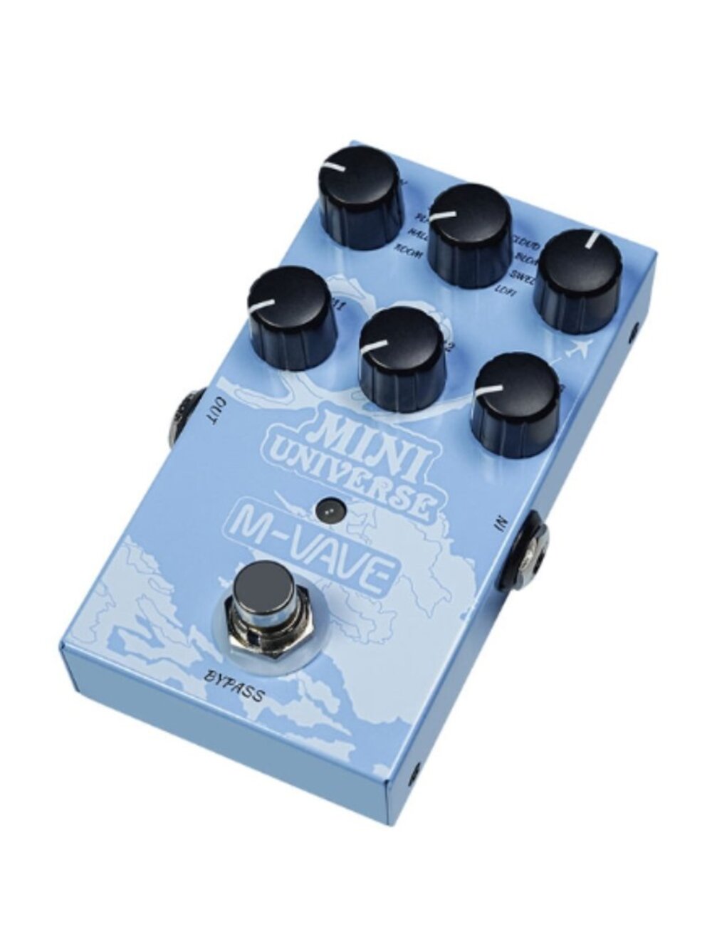 M-VAVE Mini Universe Guitar Pedal Reverb Innovation Unique Sound 9 Reverb Effect - Picture 4 of 5